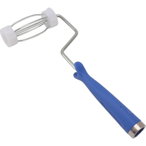 Cadre rouleau ergonomique, manche robuste, contrôle facile, support pour rouleau à peinture, 10 cm, usage poussière. (1/5)