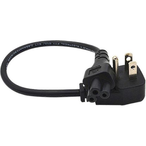 Câble d'alimentation US C5 de 100 cm Nema 5-15P vers IEC320 C5 pour ordinateurs portables (1/4)