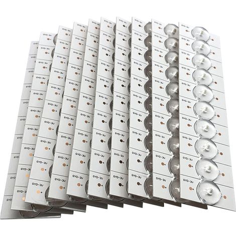 RHG Perles de lampe SMD avec lentille optique pour 32-65 LED de réparation de TV Accessoires de bande de lumière, 3V 100PCS - 3V 100PCS (1/5)