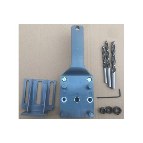 Kit Guide de Perçage pour Chevilles en Bois Universel Gabarit de Perçage Chevilles en Bois en 6/8/10 mm Jauge à Cheville Manuelle pour Lot de 8 (1/5)