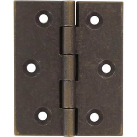 CERNIERA FRESATA PIANA OTTONE BRONZ 50X40 MM