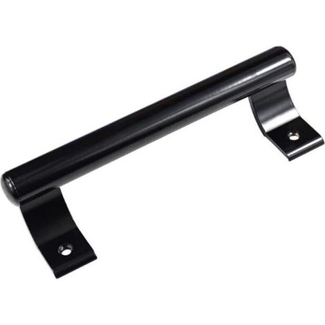 200mm alliage d'aluminium poignée de porte coulissante balcon poignée de porte en verre armoire de salle de bain poignée de porte entrepôt poignée de porte poignée en métal moderne (noir) (1/5)