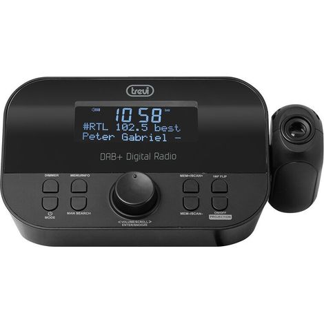 Trevi RC 85D8 DAB Réveil numérique Noir (1/3)