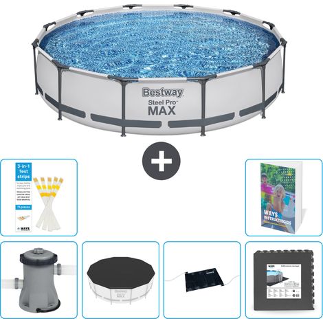 Bestway Piscina Bestway Steel Pro MAX Rotonda - 366x76 cm - 7-pezzi  S195