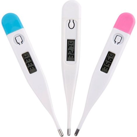 Thermomètre Digital Bébé - Lecture Rapide, Précise pour Aisselle et Bouche, Portable et Professionnel (1/5)