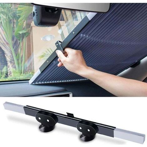 Pare-soleil pour pare-brise de voiture — Pare-soleil de protection rétractable (1/4)