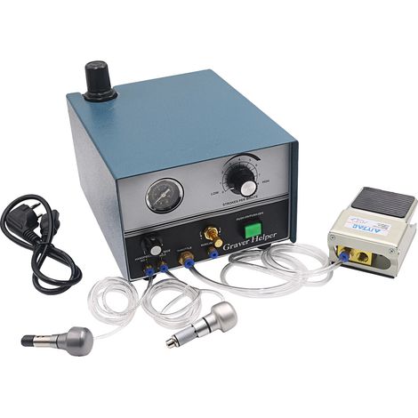 Graviermaschine, Pneumatische Leistung, Duale Handstücke, 220V (1/2)