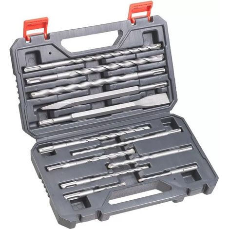 Einhell Drill Bit Set Chisels for SDS Plus Drills Rotary Hammers 12 Pieces (1/3)