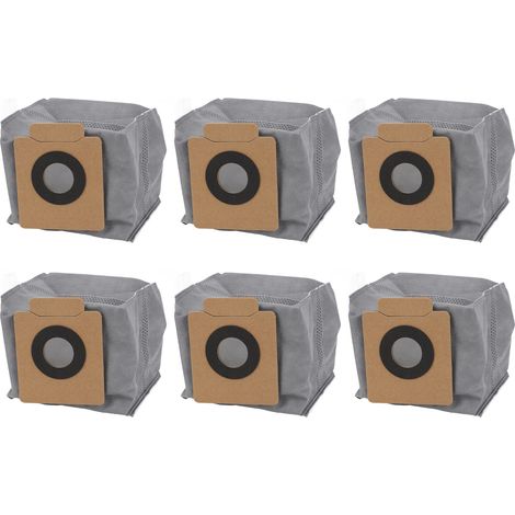Sacs à poussière pour robot eufy X8 PRO et X10 PRO – Non-tissé, grande capacité, lot de 6 (1/5)