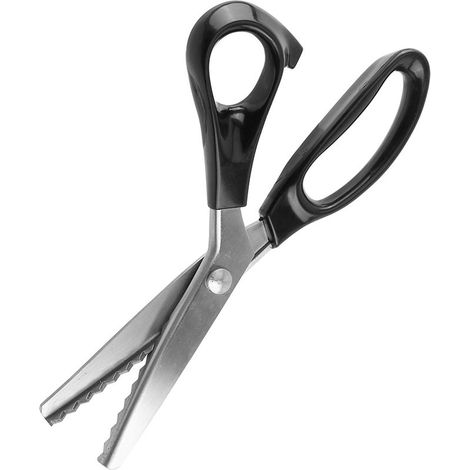 Dreieckige Stoffschere, mit Wellenschliff, 3, 5, 7 mm, Klingenpackung (1/5)
