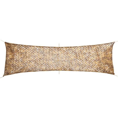 Tarnnetz mit Aufbewahrungstasche 519x142 cm Sandfarbe