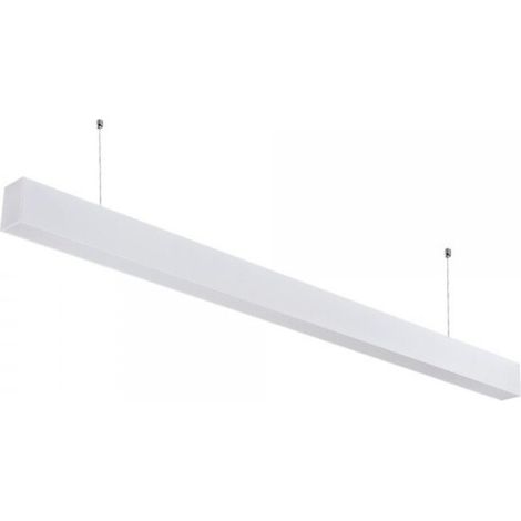 Suspension Linéaire LED 120cm 40W Interconnectable BLANC - SILAM