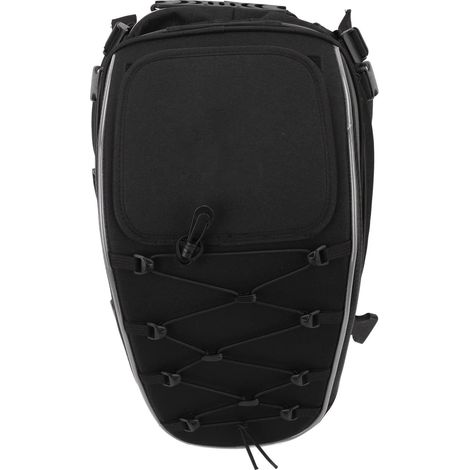 Sac de Queue de Moto, Sac de Moto, à Dos de Multifonction, de Siège Arrière de, étanche, Look Classique, à Dos de Bagage pour Casque de Vélo (White) (1/5)