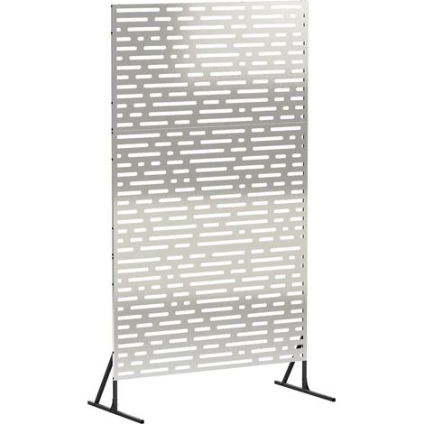 Écran de confidentialité 100 × 50 × 180 cm Acier inoxydable - argenté