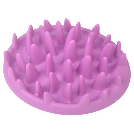 Gamelle Anti-glouton Gamelle Interactif pour Chien Chat Gamelle Evite Manger Vite (Violet) (1/5)