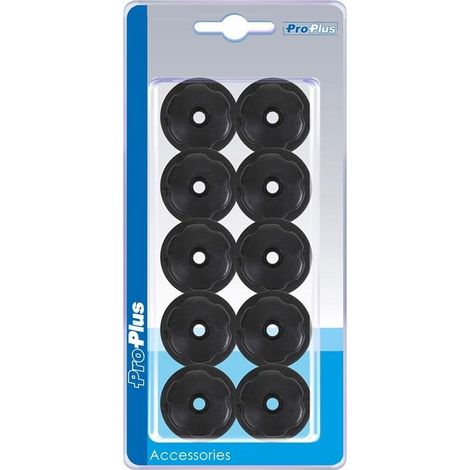 Bottone per allacciatura telone l rotondo in plastica 10 pezzi in blister (1/5)