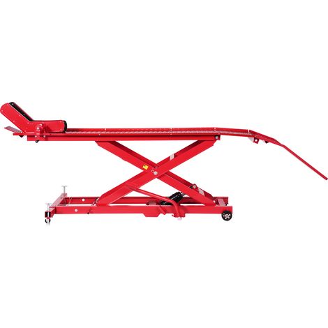 Mophorn Hydraulischer Motorradheber mit einer maximalen Hubhöhe von 787 mm, belastbar bis 453,59 kg, ausgestattet mit Sicherheitsverriegelung, ideal für Geländefahrzeuge und Dirtbikes