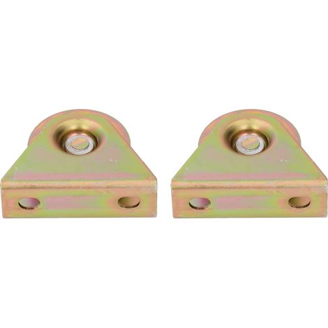 2 Poulies à Gorge en Alliage d'Acier pour Corde, Fixation Murale, Type V, 48mm, Lot de 2 (1/5)