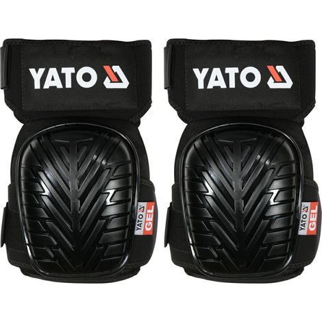 YATO, modèle YT-74615, Genouillères de haute protection avec gel, idéal pour le travail sur les genoux, confort maximal et protection contre les impacts, haute qualité et durabilité.