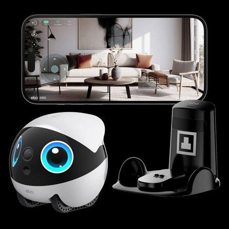 Robot de vigilancia enabot EBO AIR 2 Plus cámara 3K 137° (1/3)