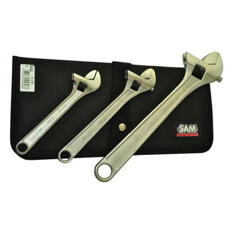 Clé de serrage SAM, Long. 203,2 mm, 254 mm, 381 mm, Acier chrome vanadium ( Prix pour 1 )