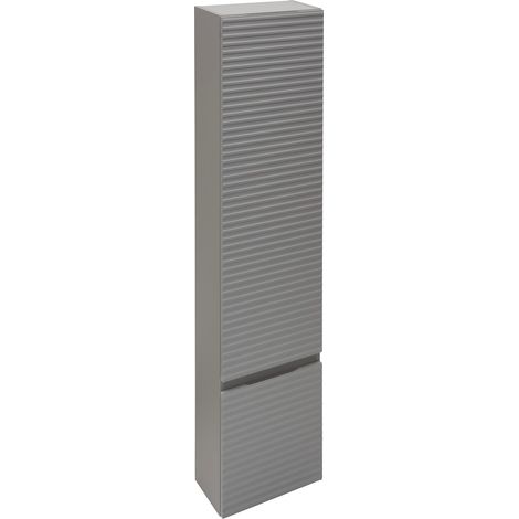 Naturel Hoher Badezimmerschrank Natural Savona 40,2x157x21,7 cm mattgrau (SAVONAV40GM)