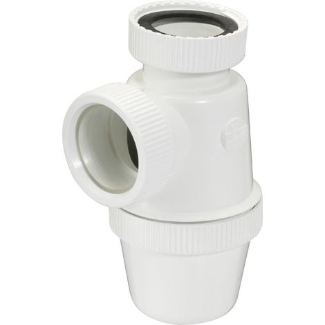 Siphon lavabo nicoll entrée verticale blanc 50mm étanche