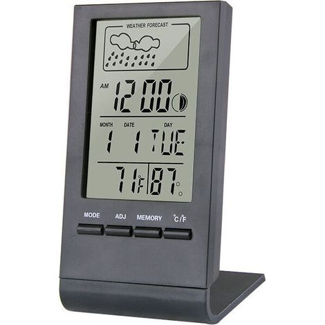 Aiperq – Station météo sans fil – Thermomètre hygromètre baromètre intérieur extérieur – Affichage dynamique avec prévisions météo – Capteur extérieur (1/3)