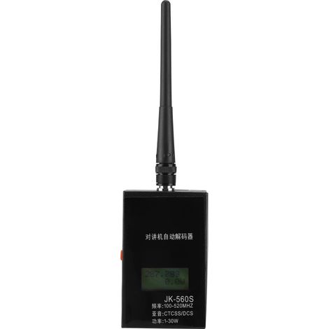 Fréquencemètre JK560S pour décodeur de talkie-walkie Baofeng 1-30 W 100-520 MHz CTCSS/DCS Antenne (1/5)