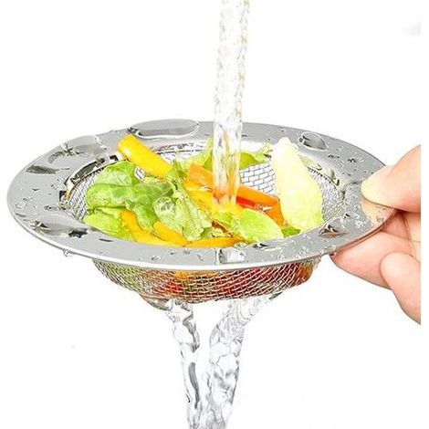 SL.GT Lot De 2 Filtre à Évier en Acier Inoxydable - Idéales Comme Crépine D'évier Et Crépine De Douche, Tamis d'évier, (1/5)
