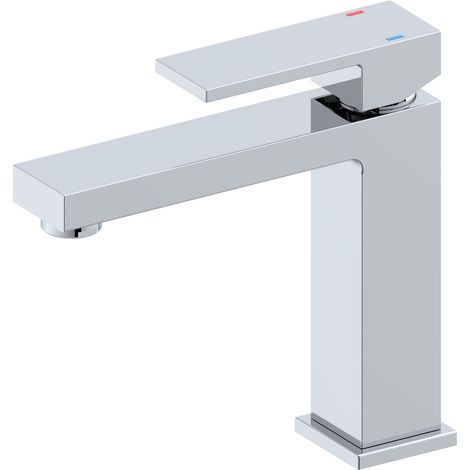 Miscelatore Lavabo Serie Rubik Cromato (1/2)