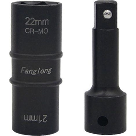Clé à douille électrique pour écrous de roue, 17/19 mm 21/22 mm pour l'entretien mécanique et automobile (1/4)