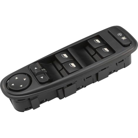 Commande Leve Vitre C4 Panneau de Contrôle Fenêtres Gauche 6554.YH Commutateur Interrupteur Bouton Lève Vitre pour Citroen C4