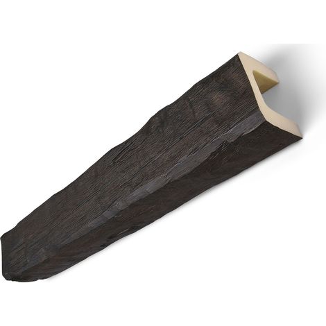Decosa Balken Tirol, eiche dunkel, 12 x 12 cm, ca. 2 m - 4 Stück