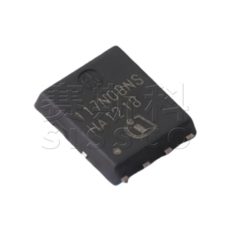 Original BSC117N08NS5 electronic component, screen-printed 117N08NS, TDSON-8 N-channel MOSFET chip, 5 pieces per pack.