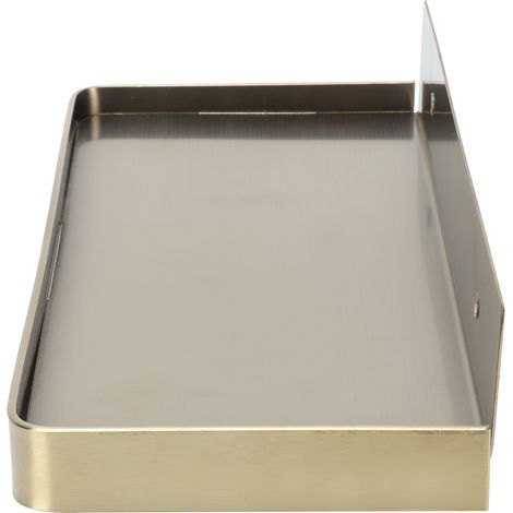 Support mural épais pour téléphone dans salle de bain, étagère de rangement WC accessoire doré 185x90mm