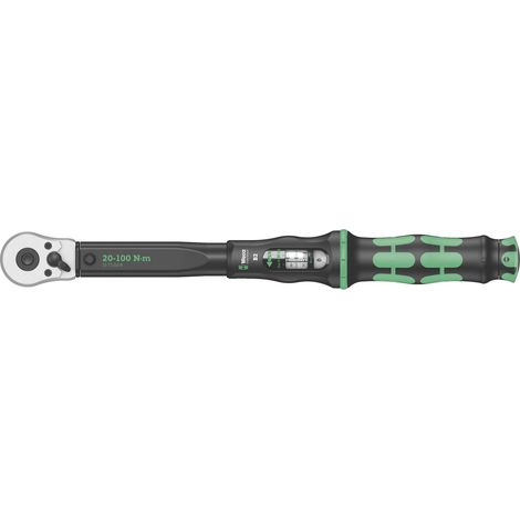Clé dynamométrique à cliquet Click-Torque B 1, 10-50 Nm, 3/8" x 10-50 Nm - WERA - 05075610001