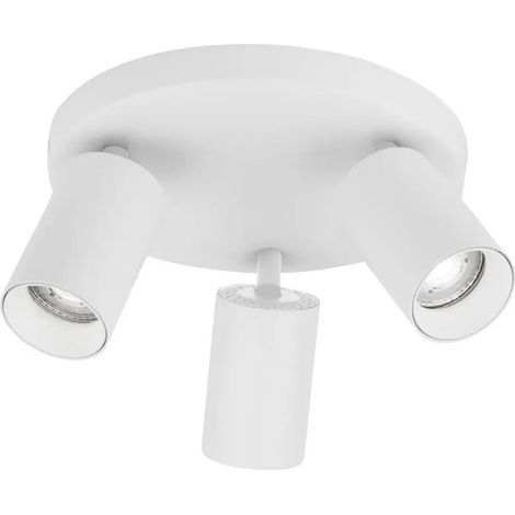 [GEBRAUCHT] B-Ware Nova Luce Deckenleuchte Deckenspot Lampe Weiß 3 Flammig Tod Gu10 Led Dimmbar