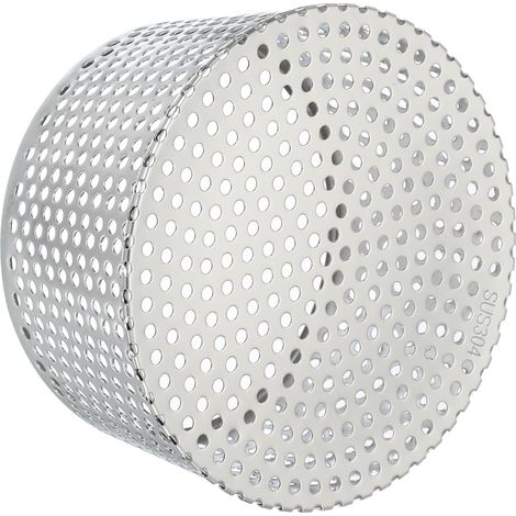 Garde-Gouttière Filtre 7.1"-6.3", Bouchon De Terminaison PVC Grille De Toit Couverture De Ventilation Conique En Acier Inoxydable Couverture De Tuyau D'Échappement Filtre (1/5)
