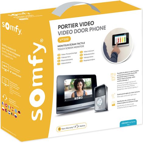 SOMFY 2401446 - Visiophone V500 - Écran tactile 7 pouces — vue 2