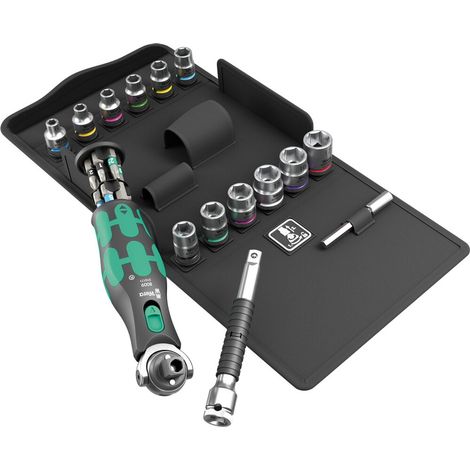 Wera Zyklop Pocket Set 3 Knarre Schraubendreher Bits 27teilig 8009 05004284001 (1/5)