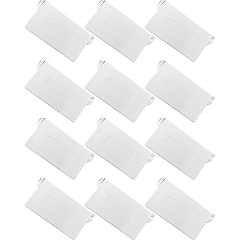 Poids de fond en PVC blanc 12 pièces faciles à installer et (1/5)