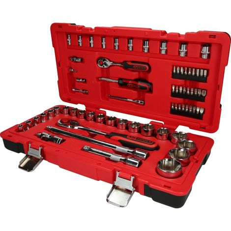 KS Tools 1/4+1/2 CHROMEplus Steckschlüssel-Satz, 68-tlg (1/5)