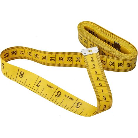 Ruban à mesurer souple 120"/300 cm pour la couture, les mesures du corps - Indexé en unités métriques et standard (1/2)