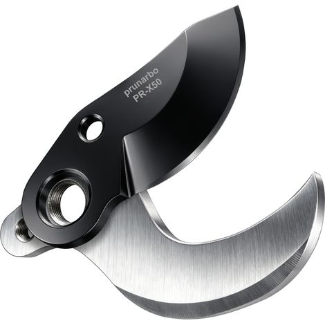 Paire de lames de rechange en acier carbone haute teneur SK5 pour sécateur électrique sans fil, compatibles avec le modèle PR-X50, lames (lame supérieure + lame inférieure)