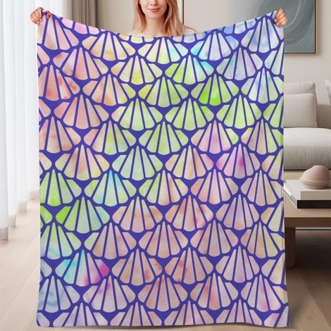 Couverture de lit en polaire, jeté doux et chaud de printemps, légère et luxueuse en microfibre de polyester, décoration intérieure cosy, ajout parfait à la décoration intérieure, cadeau adapté pour t (1/4)