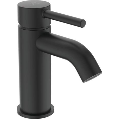 Ideal Standard CeraLine - Miscelatore per lavabo, con sistema di scarico, nero BC193XG (1/4)