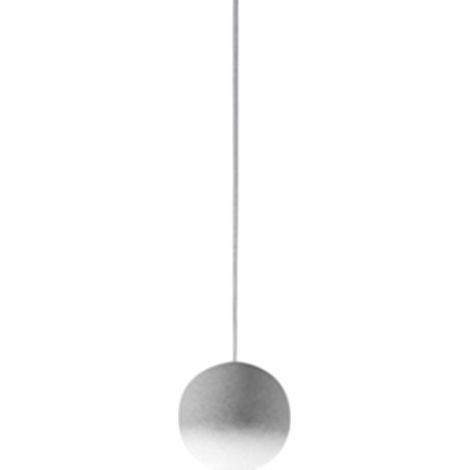 SFERA S - LAMPADARIO A SOSPENSIONE METALLO E VETRO GRIGIO-CHIARO 1 LUCE ATTACCO G9 (1/3)