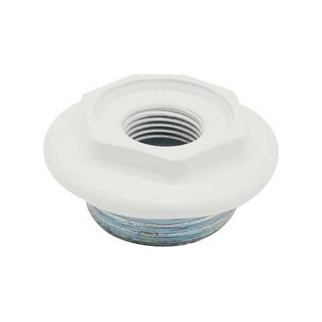 RIDUZIONE DX  PER RADIATORE FL 48 Misura: 1" x 3/8 Bianco