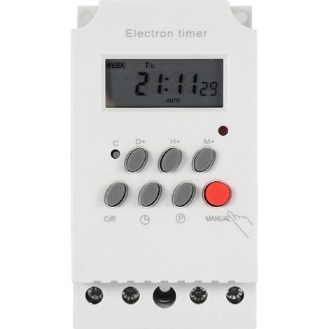 Minuterie numérique KG316T-II 30A, contrôle électronique Programmable (AC 110V) (1/5)